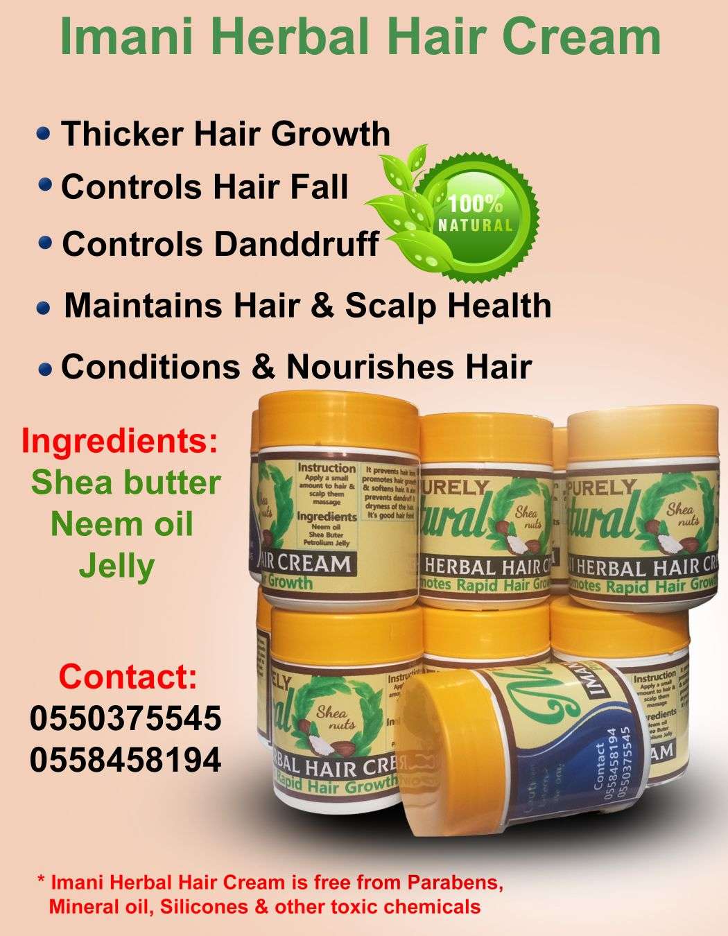 Imani Herbal Hair Cream