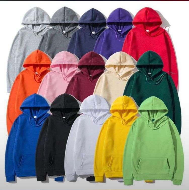 Plain hoodies