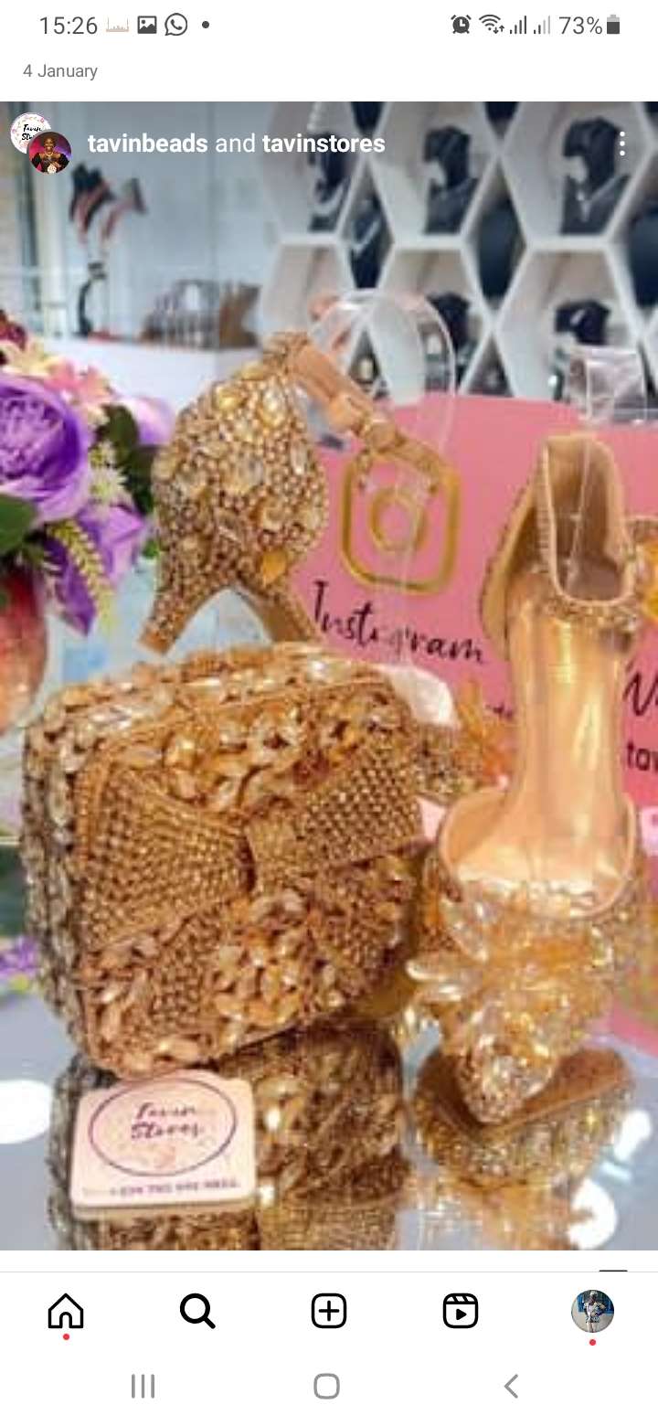 Bridal shoe n clutch