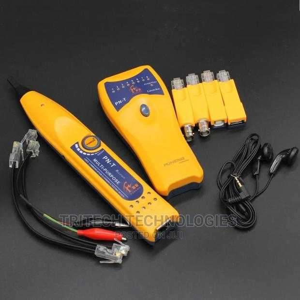 Network cable tester and wire tracker.