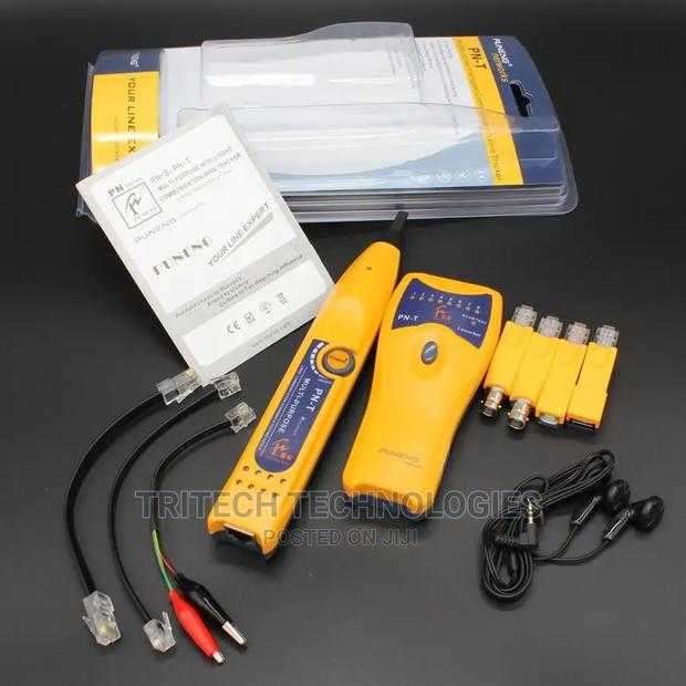 Network cable tester and wire tracker.